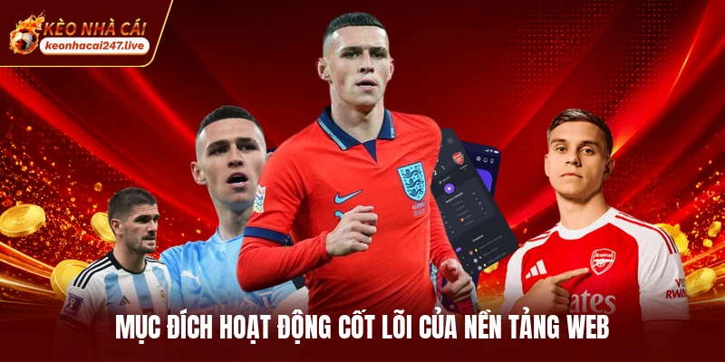Mục đích hoạt động cốt lõi của nền tảng web