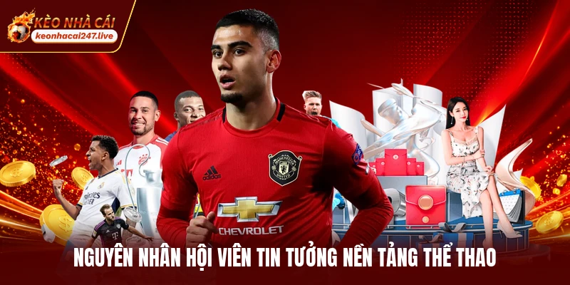 Nguyên nhân hội viên tin tưởng nền tảng thể thao
