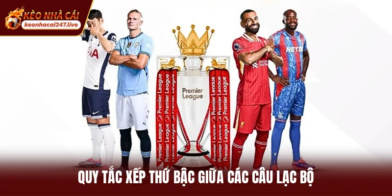 Quy tắc xếp thứ bậc giữa các câu lạc bộ