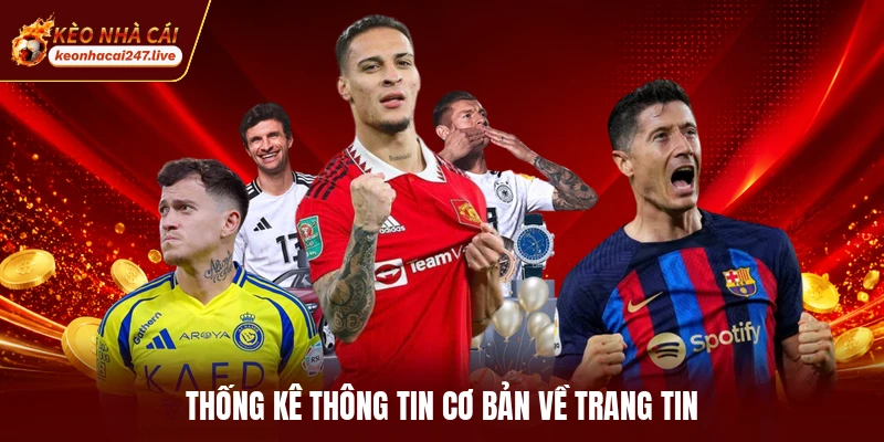 Thống kê thông tin cơ bản về trang tin